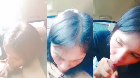 Pacar SEPONG Di Mobil Crot Mulut Full
